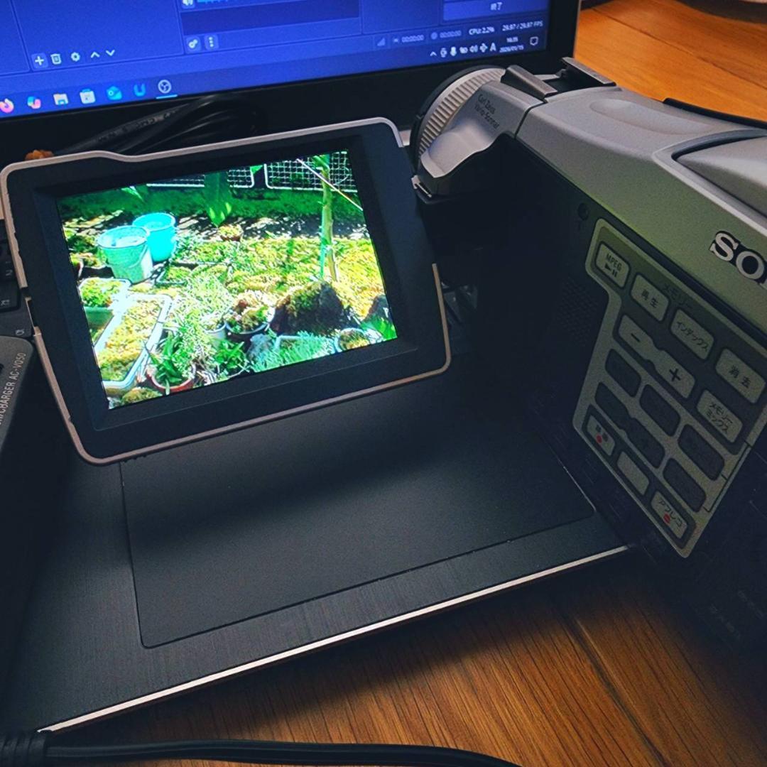 【動作確認済】高画質 SONY MiniDV ビデオカメラ DCR-TRV27