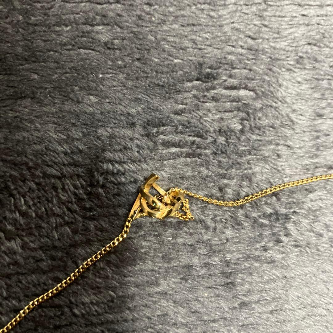 サンローラン　ネックレス　YSL カサンドラ　ロゴ　イブサンローラン