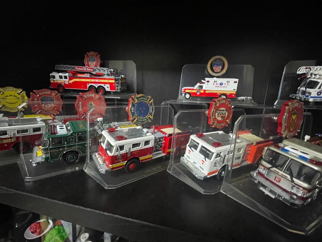 Code3 消防車、ハシゴ車、救急車　11台セット