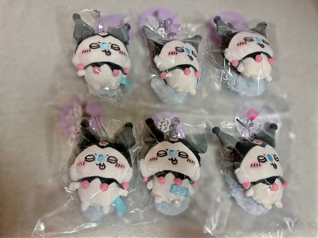 ちいかわ　サンリオ　ぷちミニマスコット モモンガ　クロミ　6点セット