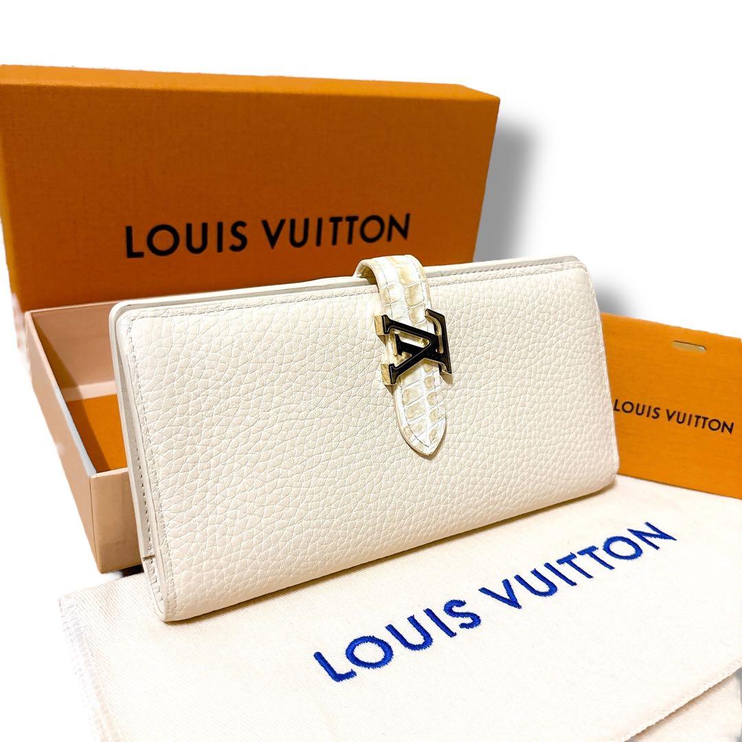 ルイヴィトン LV ヴェルティカル ウォレット トリヨンレザー クロコダイル