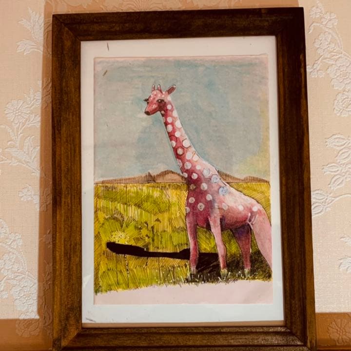 ピンクのキリン