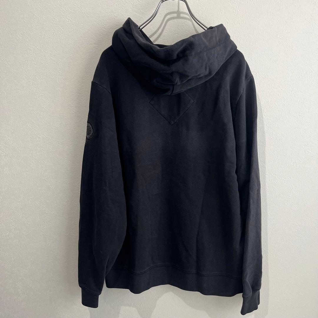 【現行/Lサイズ】カナダグース　フーディ　ブラックレーベル　黒　Huron