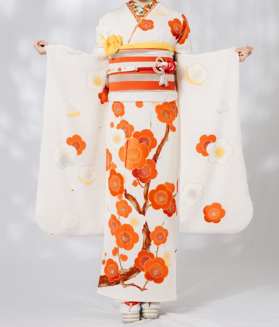 ≪美品≫正絹　振袖長襦袢【407】【155cm~165cmの方用】