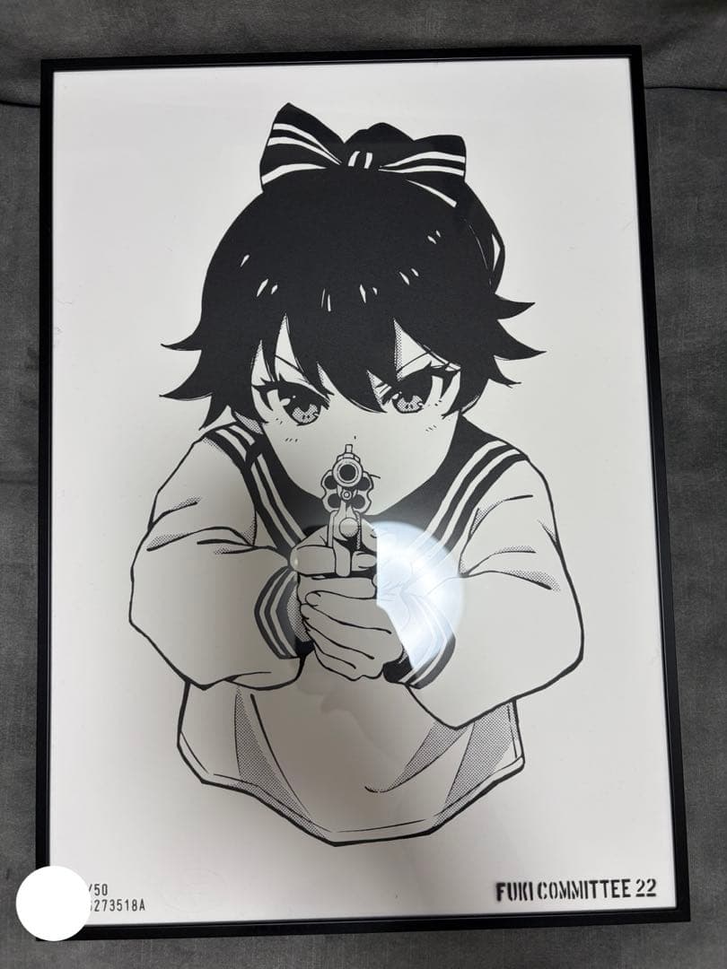 fuki committee 東京風紀委員会　シルクスクリーン　在波うゆ　版画