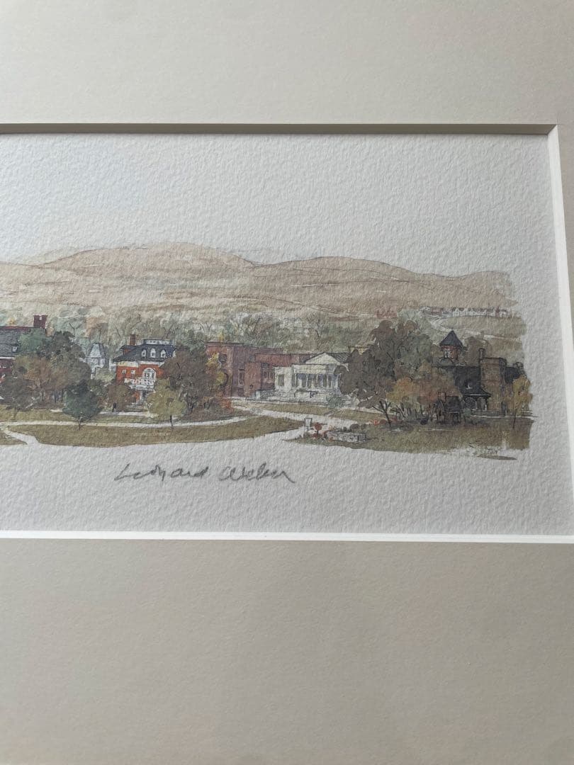 レオナルドウェーバー ウィリアムズタウン リトグラフEdition251/350