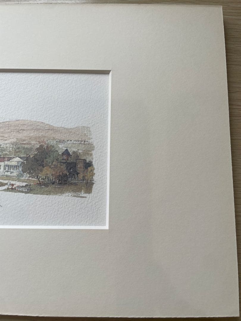レオナルドウェーバー ウィリアムズタウン リトグラフEdition251/350