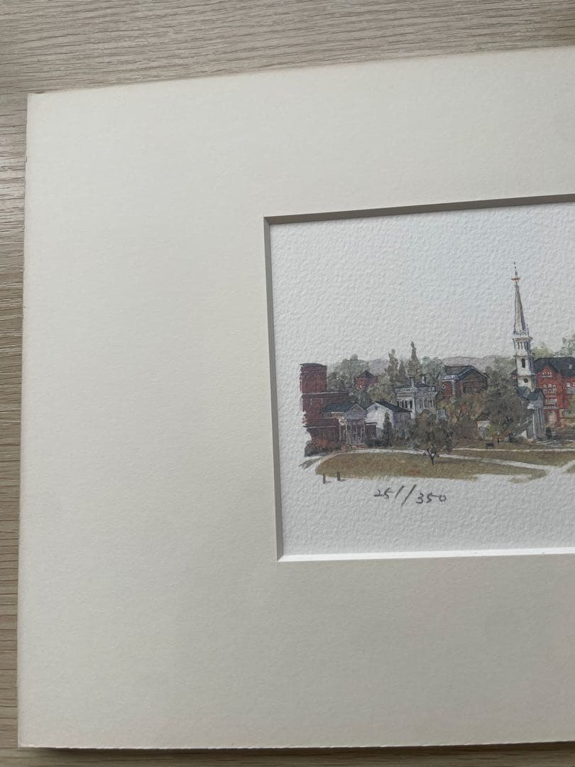 レオナルドウェーバー ウィリアムズタウン リトグラフEdition251/350