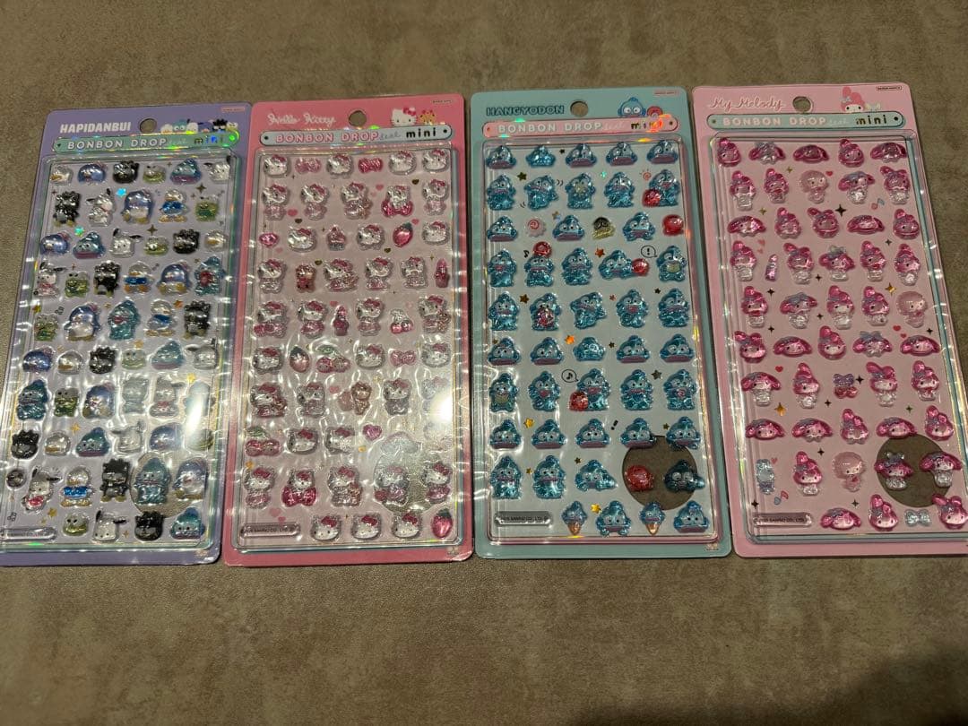 ボンボンドロップシール 8種コンプリートセット 正規品 サンリオ
