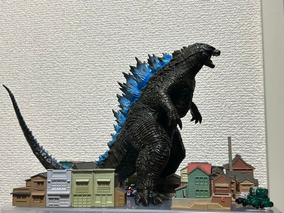 ゴジラ フィギュア ミニチュア　セット　ジオラマ