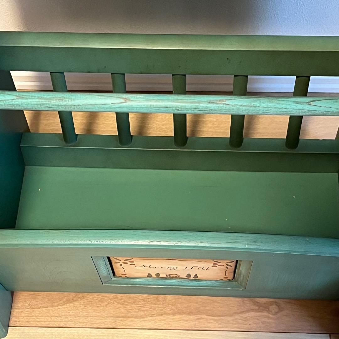 カリモク　メリーヒル マガジンラック　ヴィンテージ(98年製廃盤)