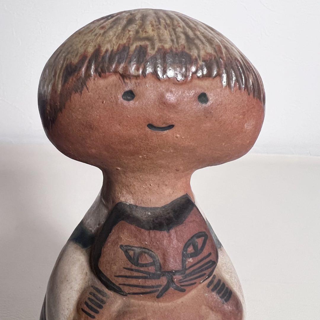 Lisa Larson リサラーソン UNGAR Pelle 少年と猫 北欧