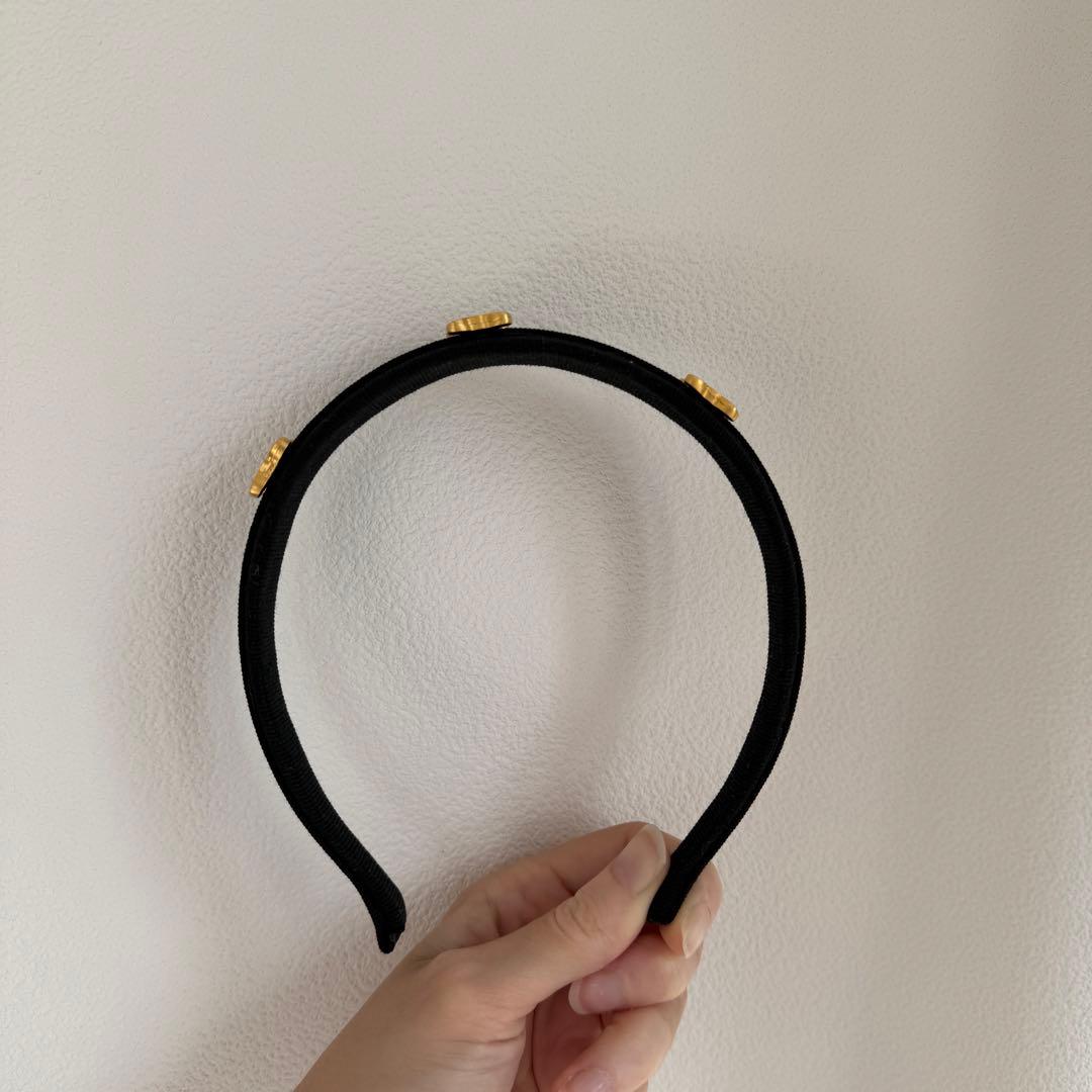 Celine セリーヌ　ヴィンテージ　トリオンフ　マカダム カチューシャ