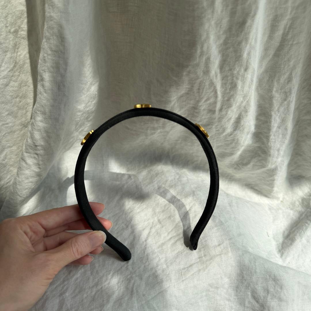 Celine セリーヌ　ヴィンテージ　トリオンフ　マカダム カチューシャ