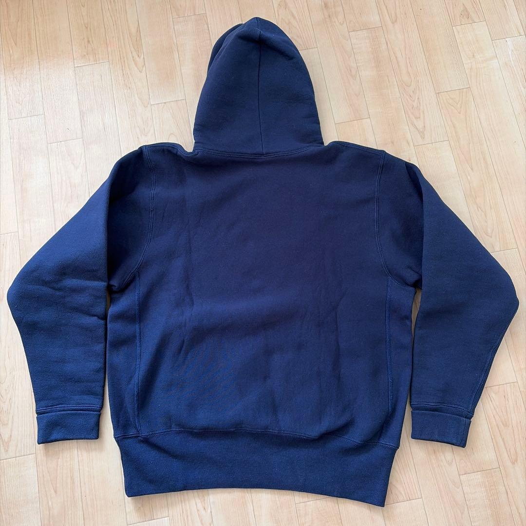 ほぼ新品　CAMBER 紺ネイビー フード付きパーカー MEDIUM