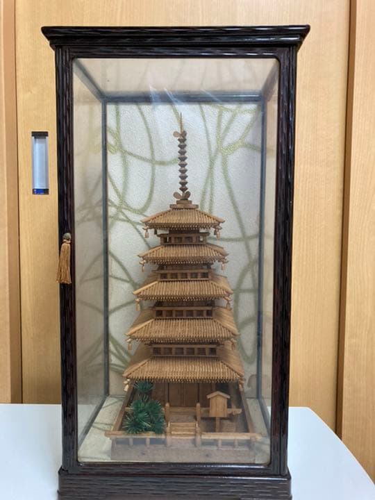 五重塔　爪楊枝アート