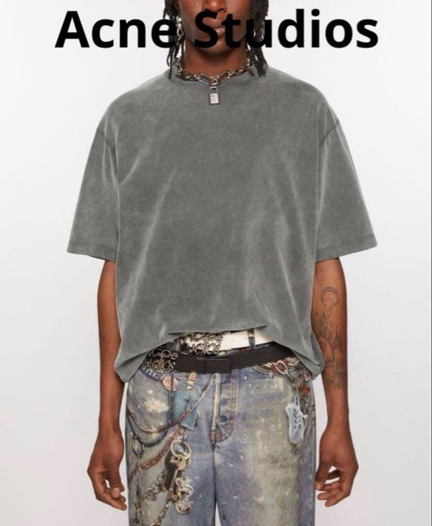 Acne Studiosアクネストゥディオズ　フェード加工クルーネック Tシャツ