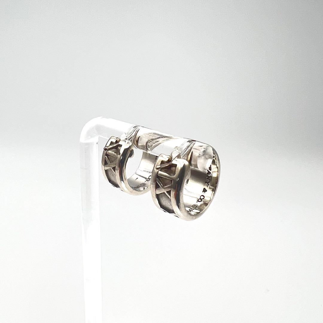 【美品】TIFFANY & Co. ティファニー アトラス フープ ピアス両耳用