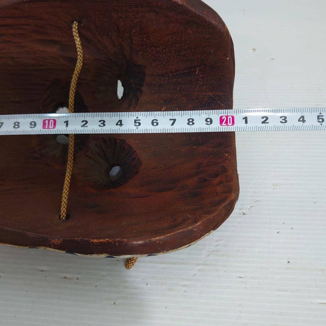 木彫り　ひょっとこ　お面　能面　アンティーク　縁起物　開運　魔除け