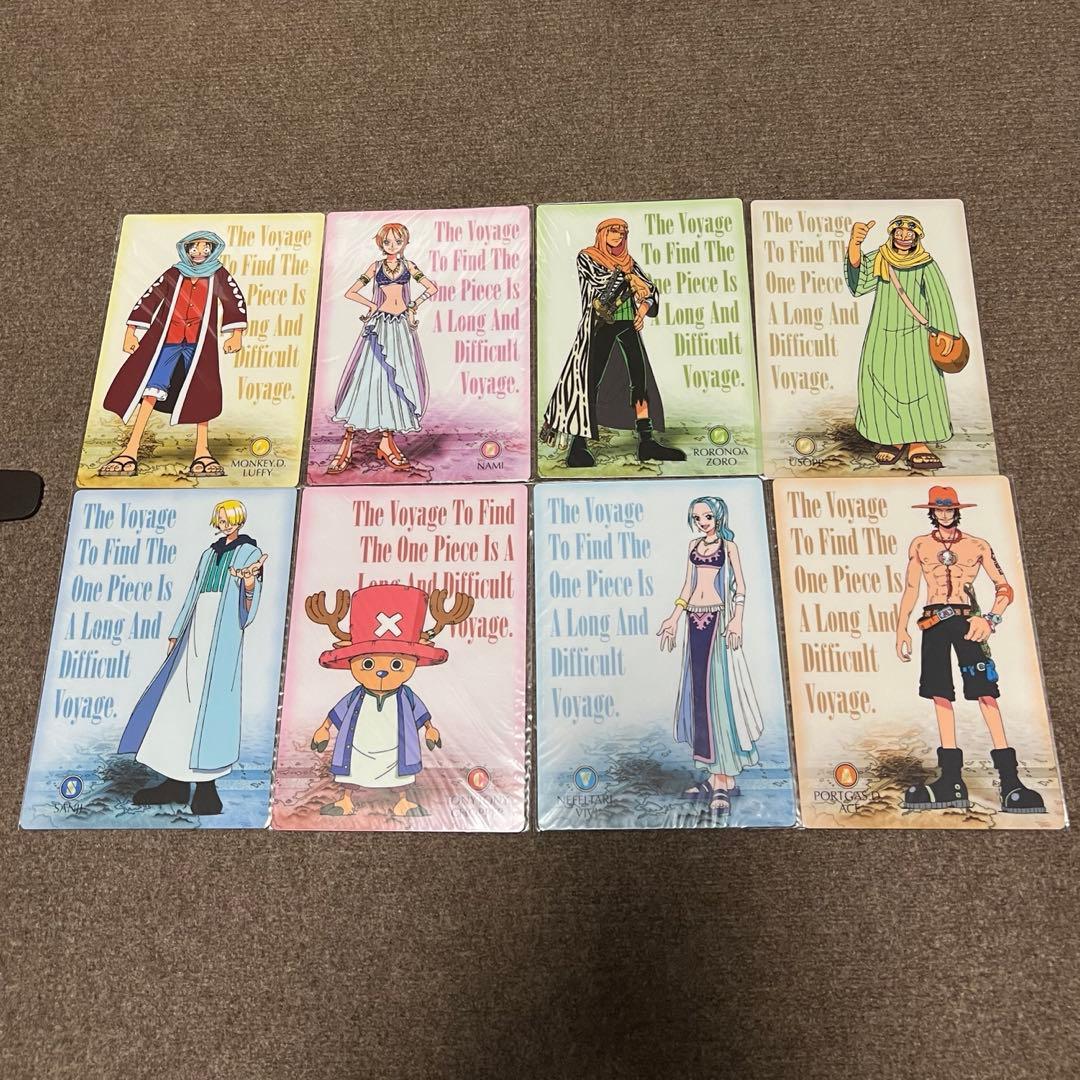 ワンピース ミニ下敷き 8枚セット