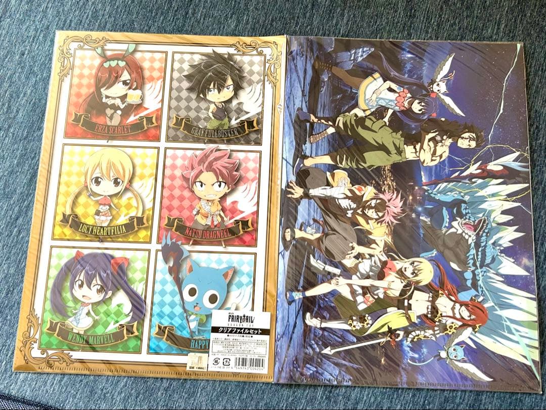 フェアリーテイル　クリアファイル　セット