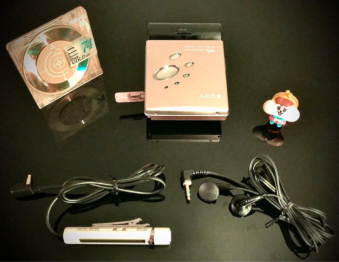 MD プレイヤーSony MZ-E520 世界最小最薄「整備済み、￼完動美品」