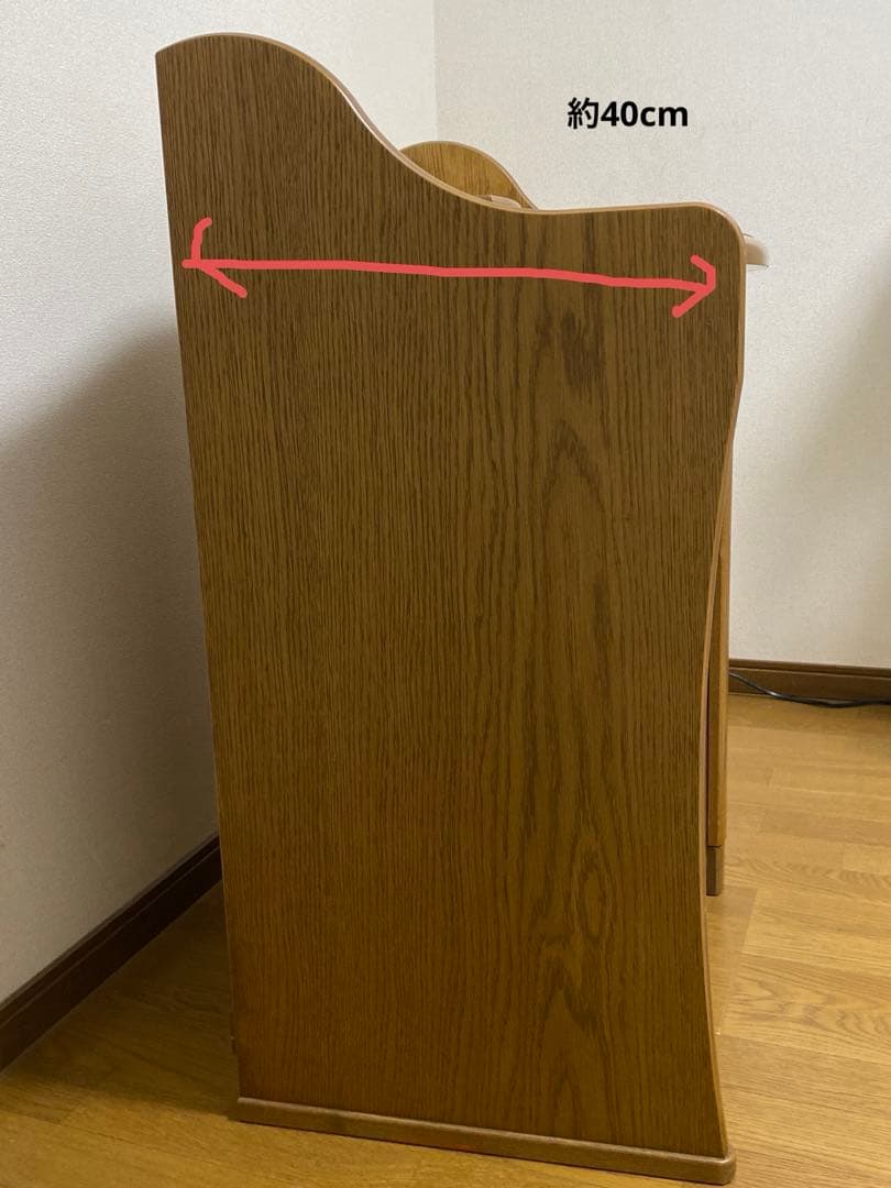 ナチュラルウッド　ドレッサー　デスク　椅子無し