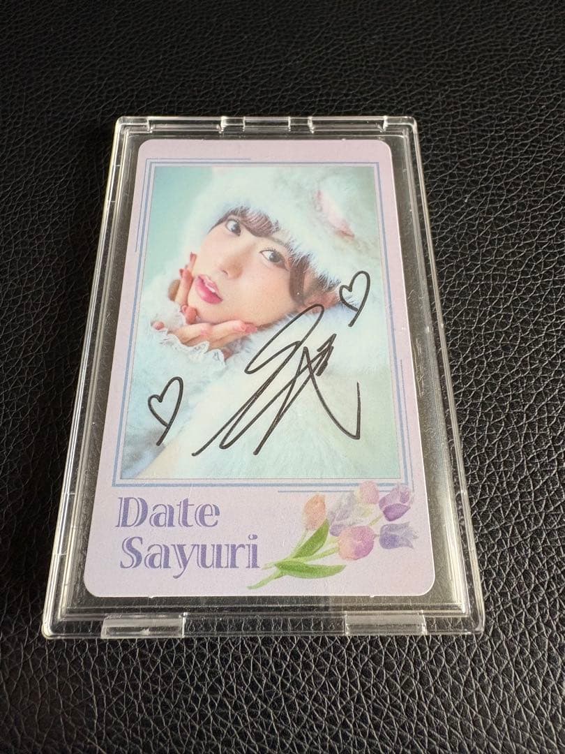 伊達さゆり　直筆サイン付き　チェキ風カード