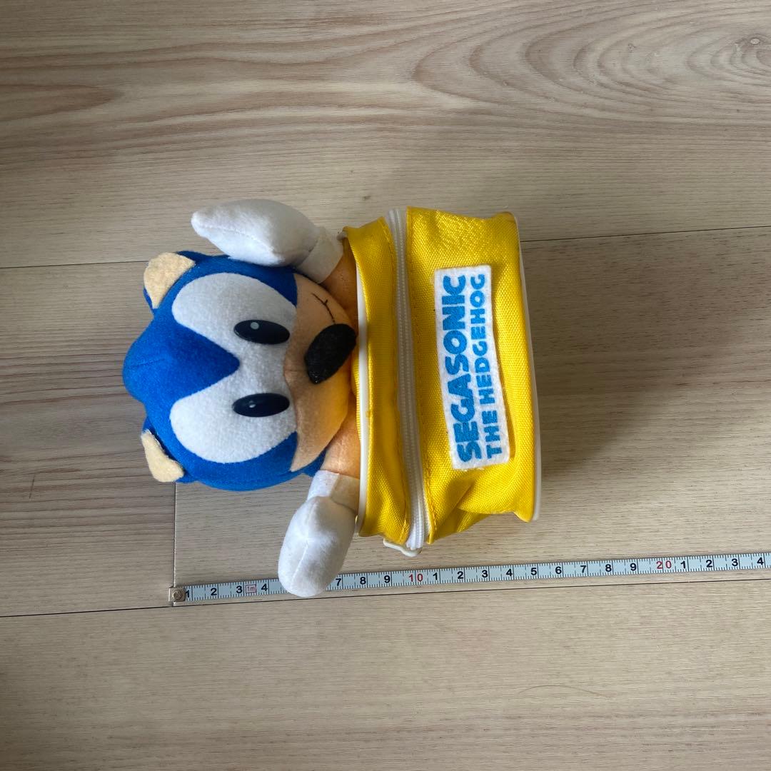 セガ ソニック ぬいぐるみ ポーチ型　　平成レトロ　希少　レア　非売品　1994