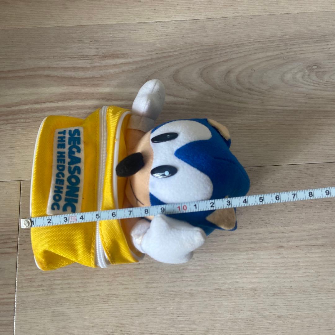 セガ ソニック ぬいぐるみ ポーチ型　　平成レトロ　希少　レア　非売品　1994