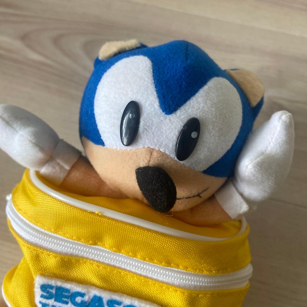 セガ ソニック ぬいぐるみ ポーチ型　　平成レトロ　希少　レア　非売品　1994