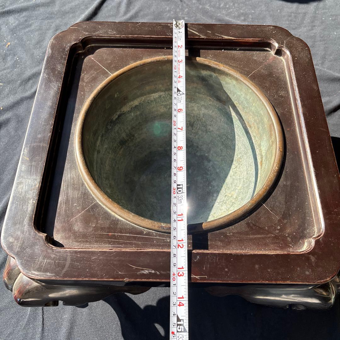 火鉢 年代物　昭和レトロ(D-391 )