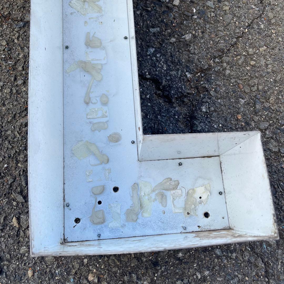 L 看板 アルファベット レターサイン 文字 アメリカ ビンテージ アンティーク