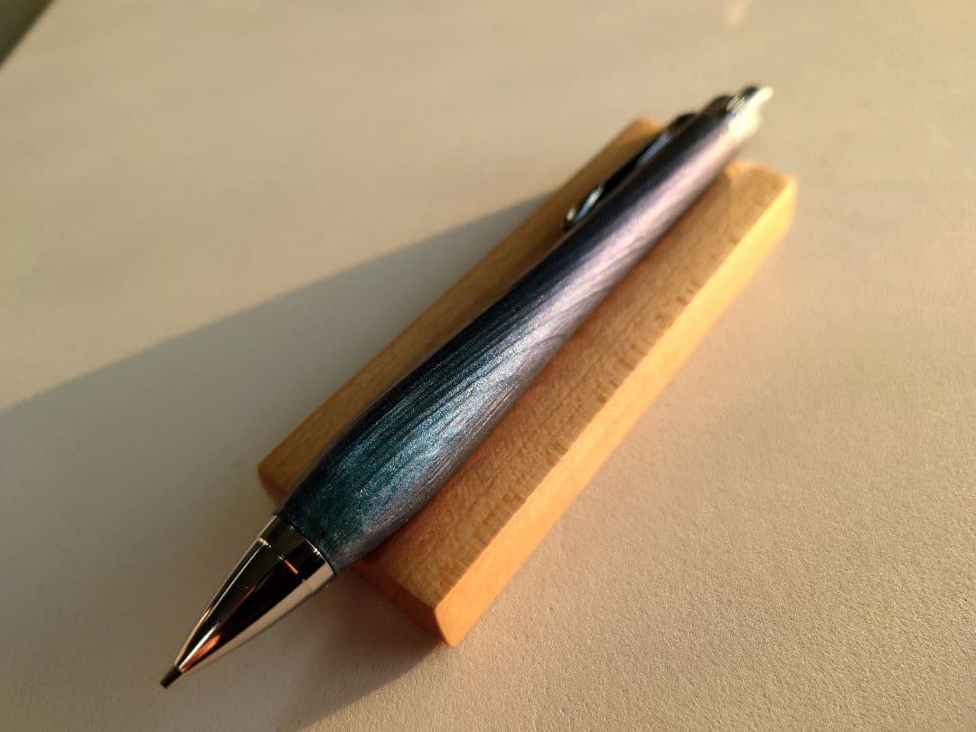杉　シャープペンシル　浮造り　新うるし　変わり漆　拭き漆