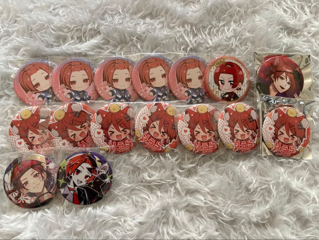 いれいす　りうら　缶バッジ