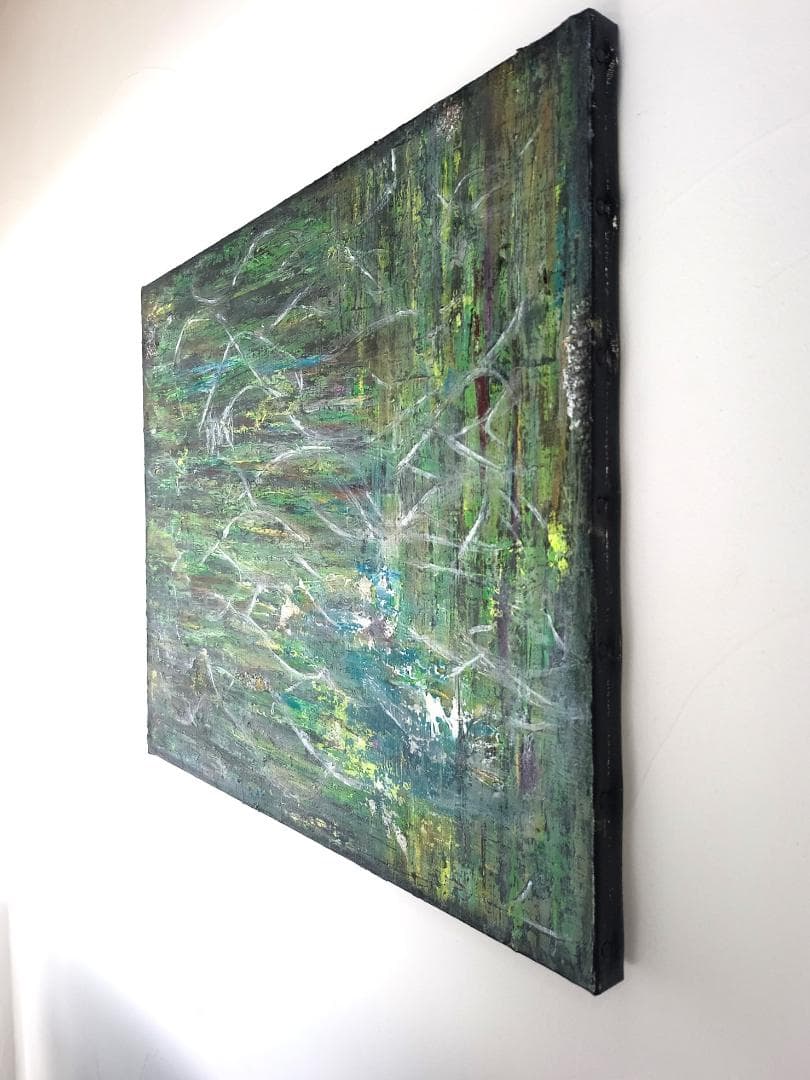 【専用】ループNo2.躍/ 抽象画 キャンバス 46×38㎝ F8 原画 モダン