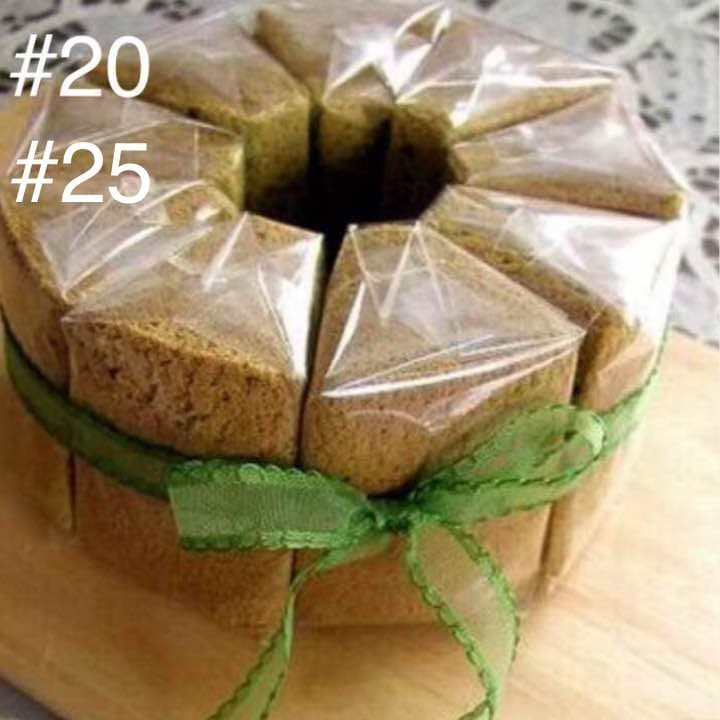 食品用OPPシート 250×250mm シフォンケーキラッピング