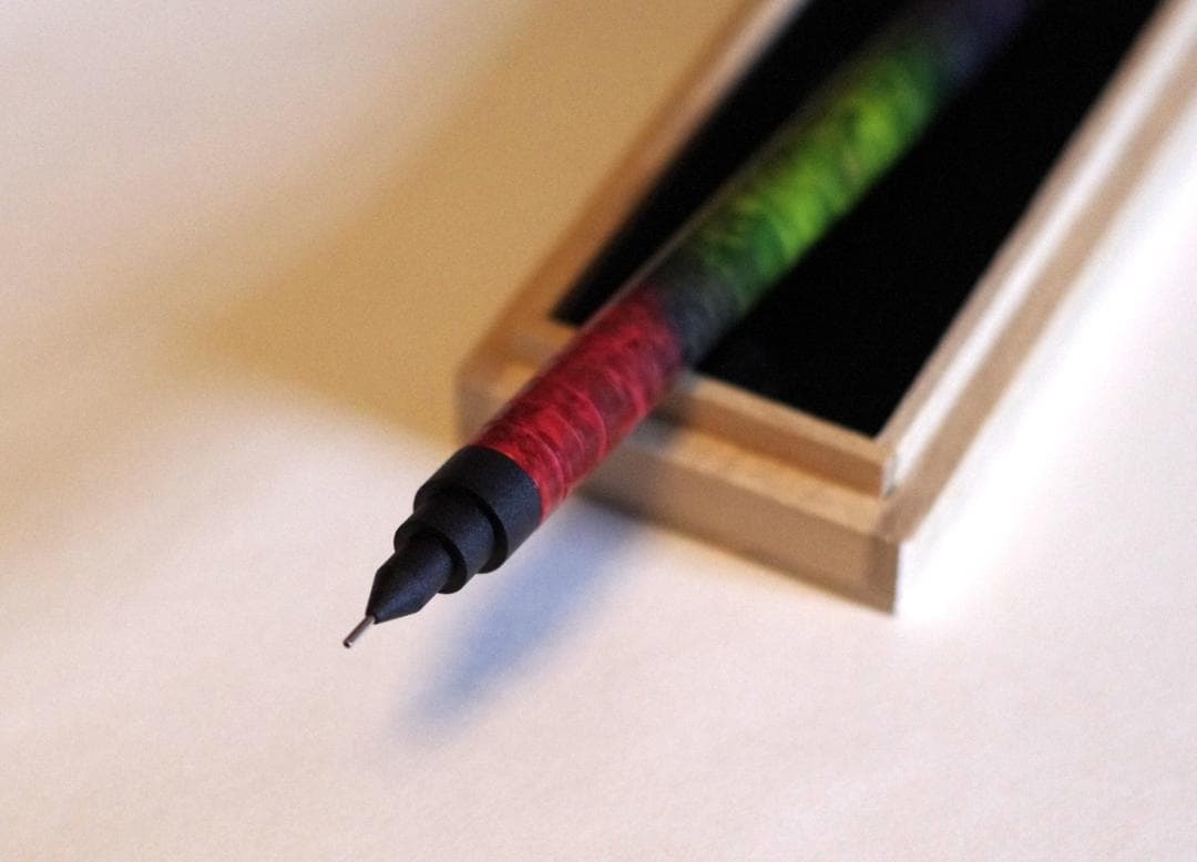 マーベラスウッド シャープペンシル メープル瘤（スタビライズドウッド）