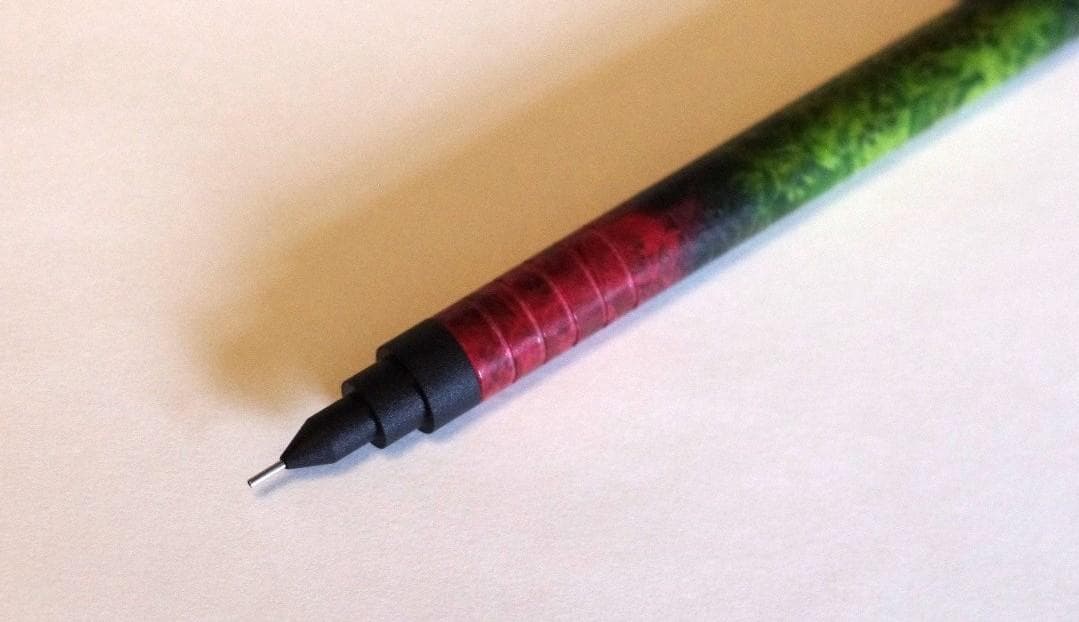 マーベラスウッド シャープペンシル メープル瘤（スタビライズドウッド）