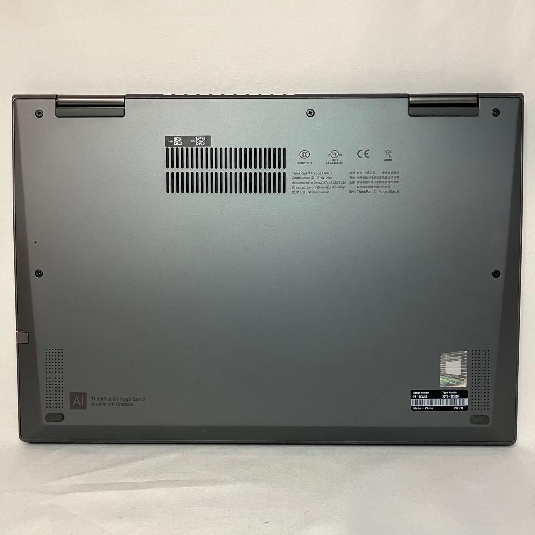 準美品 ThinkPad X1 Yoga Gen6 タッチ液晶 オフィス2024