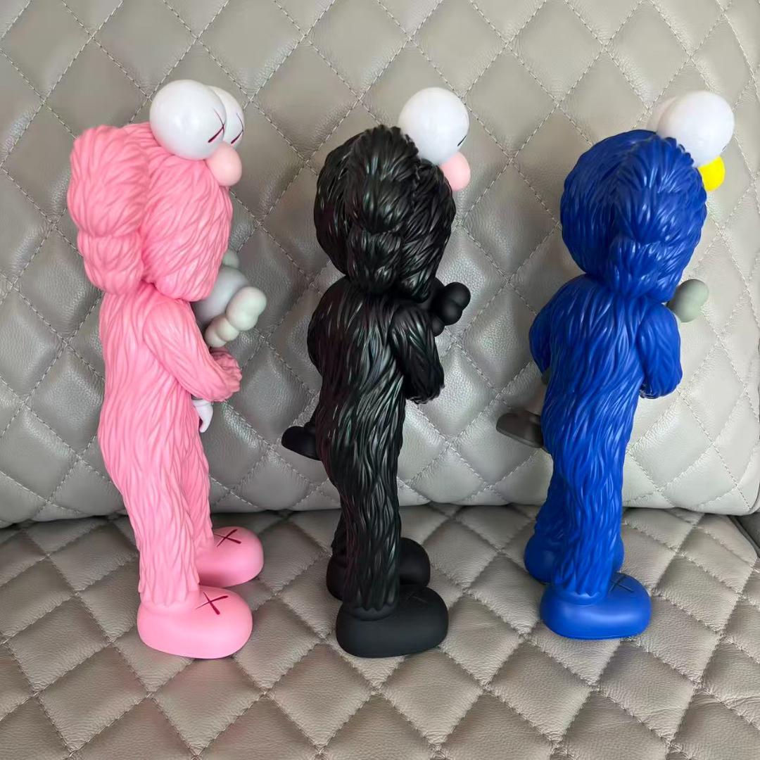 レア 希少 KAWS カウズ フィギュア 3点セット ピンク ブラック ブルー