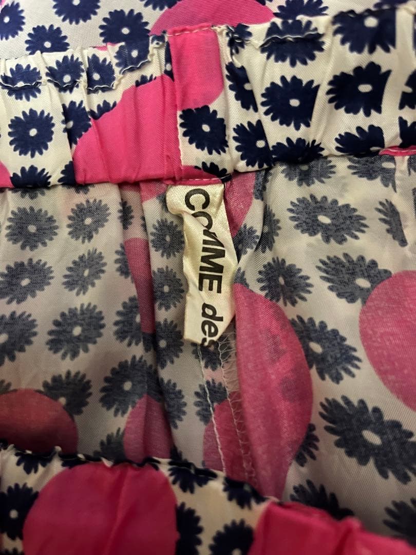 コムデギャルソン　2000ss 花柄パンツ　希少