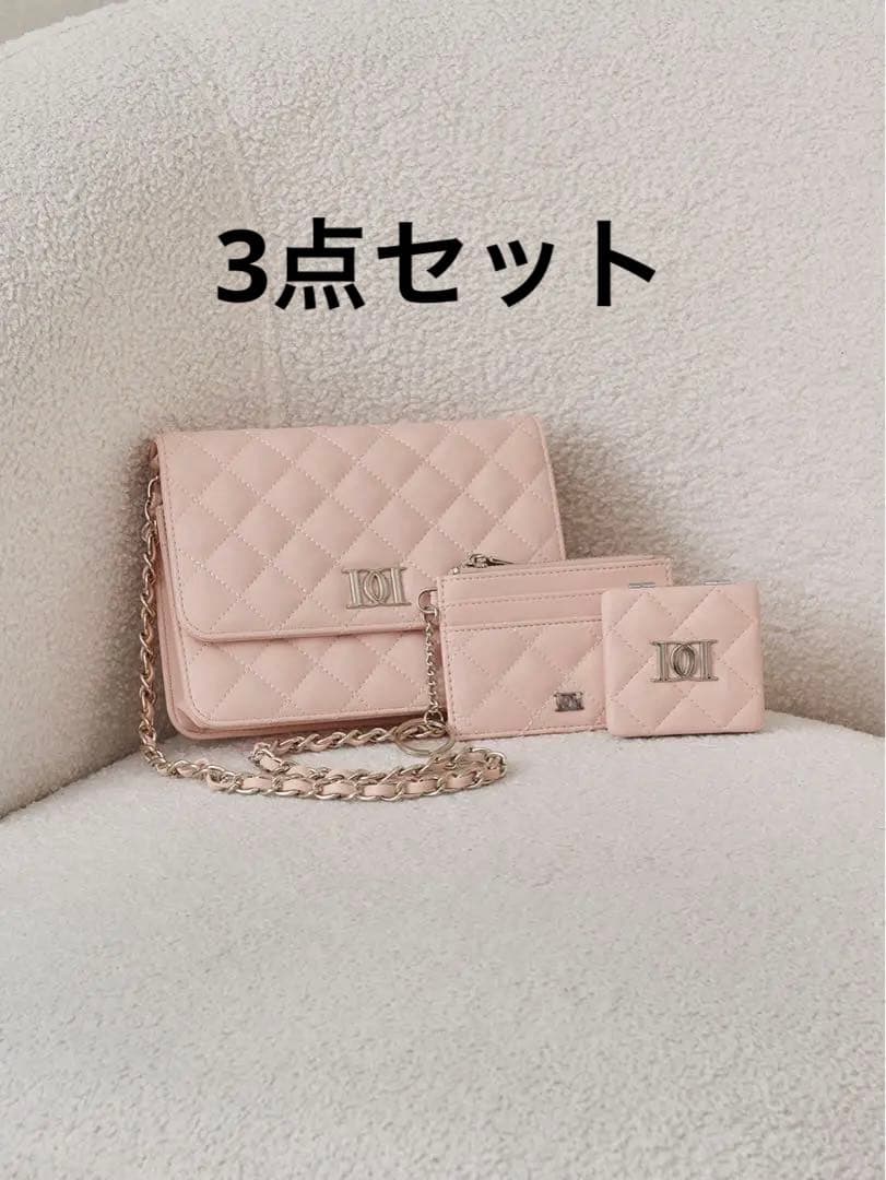 Darich ダーリッチ DDロゴキルティングトラベルセット PNK ピンク