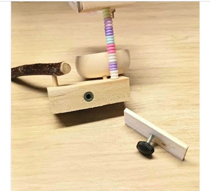 a12　くるくるフォージントイセット　バードトイ　難易度高め⭐⭐　止まり木