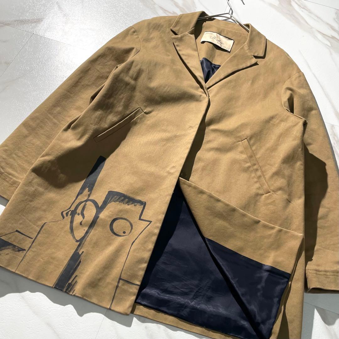 入手困難✨ d-due デドュエ ステンカラーコート デザイン ブラウン系