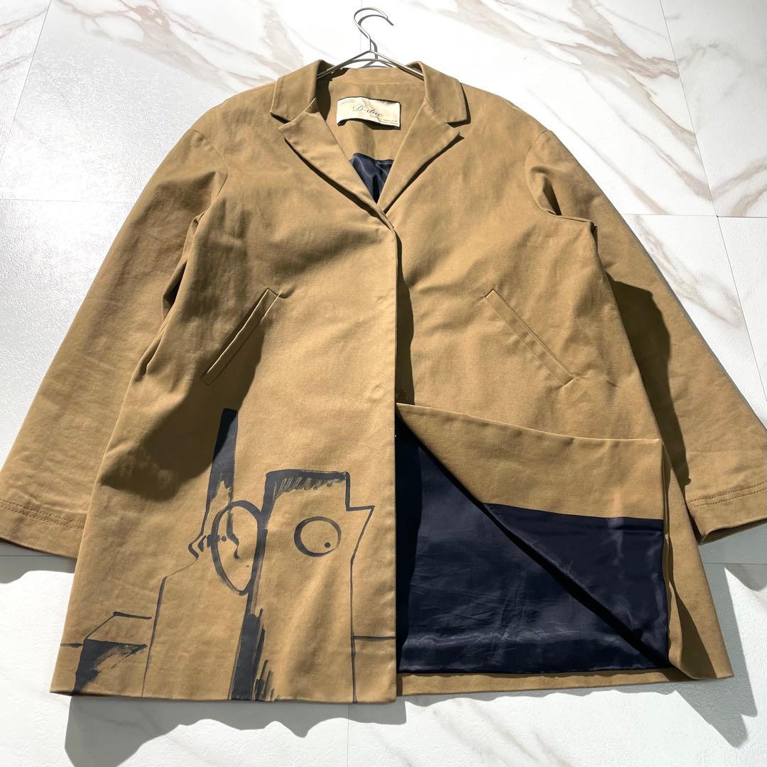 入手困難✨ d-due デドュエ ステンカラーコート デザイン ブラウン系