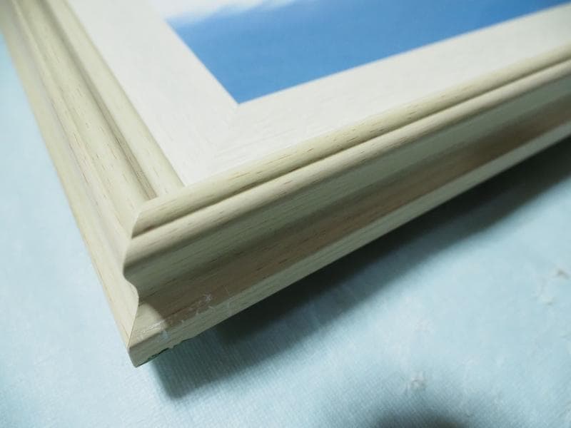 【値下げ】油絵　風景画　千住博　ウォーターフォール　F６号　額付き　手描き　肉筆