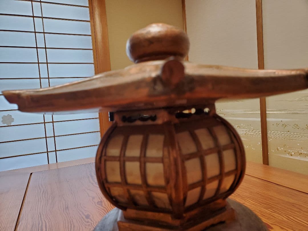 灯籠　銅製　年代物　アンティーク　美品　骨董品　置物　No.6