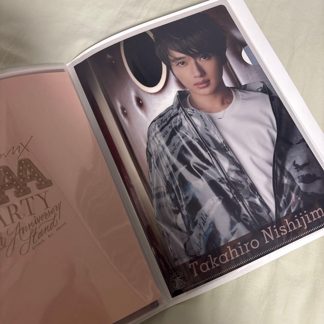 AAA西島隆弘クリアファイルコレクション