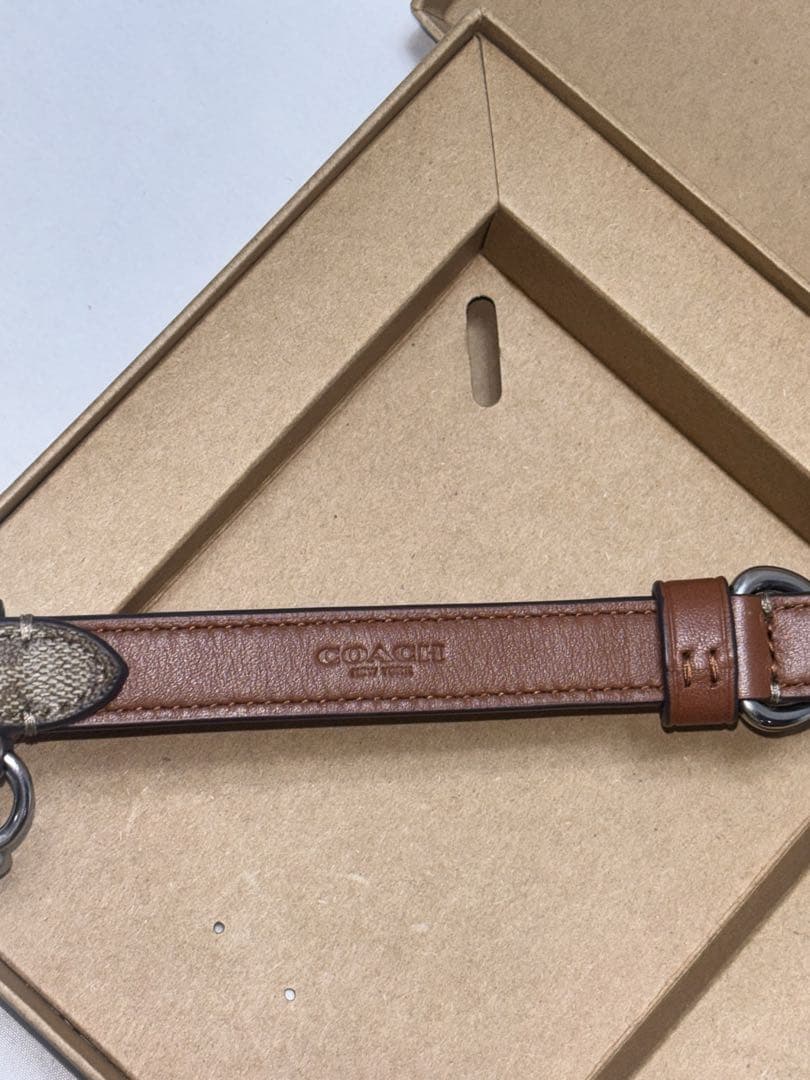 ⭐️新品⭐️COACHコーチ首輪シグネチャー骨型チャーム付き【小型犬用】
